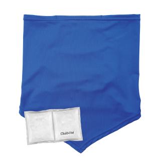 Chill-Its 6482 Cooling Neck Gaiter Bandana with Rechargeable Phase Change Packs